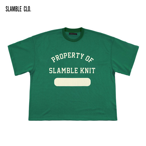 SLAMBLECLO.短袖t恤宽松运动