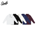 SLAMBLE摇粒绒半拉链运动卫衣立领防风套头衫 抗静电户外保暖薄绒