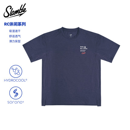 SLAMBLE索罗娜运动休闲短袖T恤吸湿速干上衣