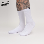 SLAMBLE堆堆袜休闲运动袜瑜伽健身防滑透气无骨小腿袜美式