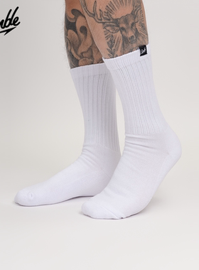 SLAMBLE堆堆袜休闲运动袜瑜伽健身防滑透气无骨小腿袜美式