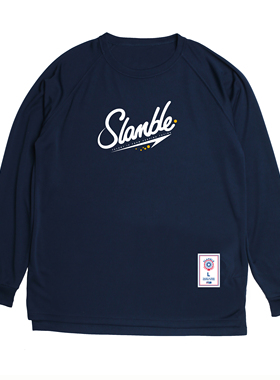 SLAMBLE投篮服运动长袖薄款T恤男速干排汗篮球训练热身跑步休闲