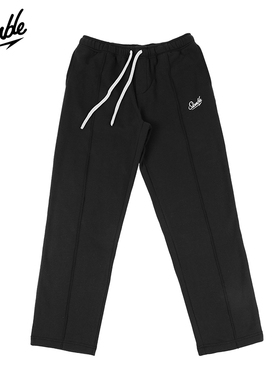 SLAMBLE新款美式运动加绒卫裤男跑步热身训练直筒休闲长裤潮百搭