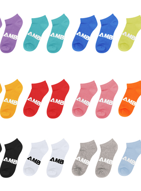 SLAMBLE秋季中低帮袜子男女休闲透气防臭中低筒运动篮球百搭长袜