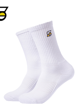 SLAMBLE男长袜潮长筒袜加厚毛巾底运动 中高筒糖果色纯色大码袜子