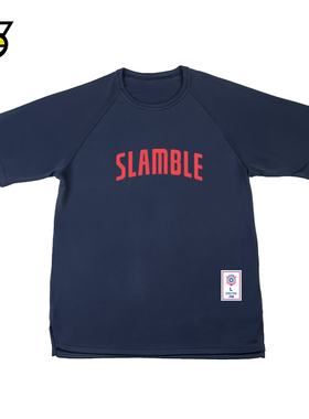 SLAMBLE简版短袖投篮服袖男t恤女速干排汗运动球衣服宽松跑步训练