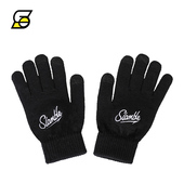 SLAMBLE手套篮球运动防寒保暖硅胶耐磨防滑针织毛线可触屏冬季