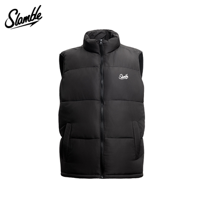 SLAMBLE软乎乎柔感棉马甲保暖时尚立领上衣百搭内搭外穿