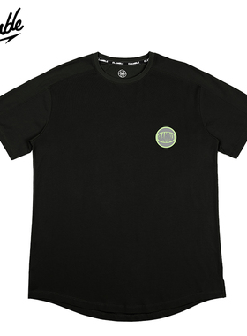 SLAMBLE夏季新款美式复古短袖t恤衫男款简约百搭休闲半袖潮流宽松