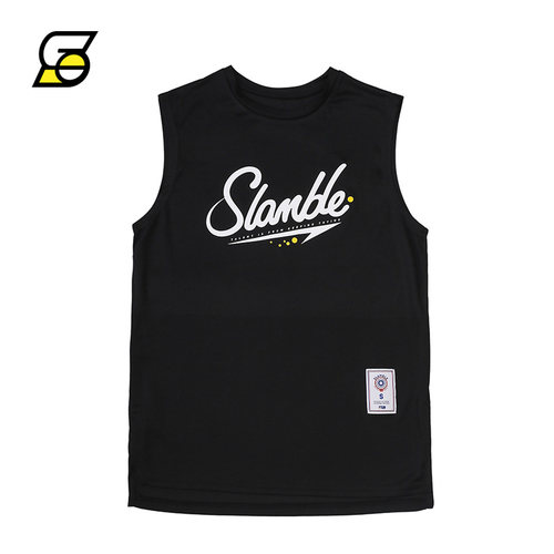 无袖运动t恤宽篮球肩休闲透气