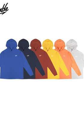 SLAMBLE加绒卫衣运动休闲篮球训练套头连帽衫长袖上衣美式秋冬