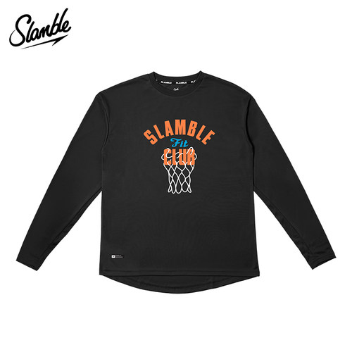 slamble长袖男速干透气投篮服
