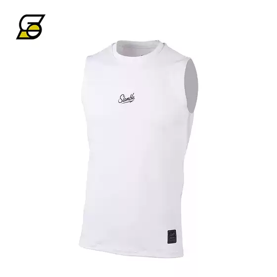 Slamble Men's Basketball Sports Tight-Fitting Vest Training Clothes Sleeveless Fitness Clothes Quick-Drying Breathable Summer Running