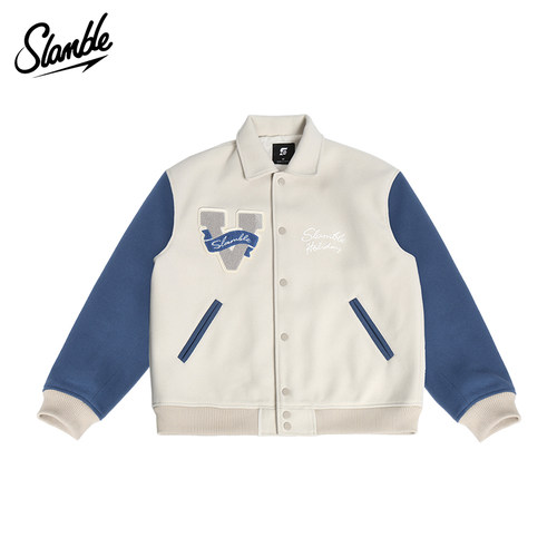 slamble男女通用棒球服夹克外套