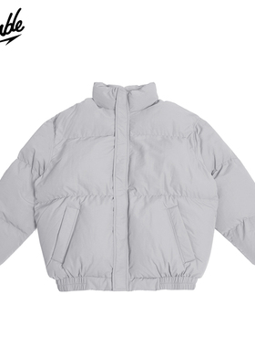 SLAMBLE秋冬季新款立领保暖棉衣加厚男女情侣款休闲棉服面包服潮