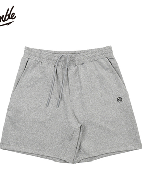 SLAMBLE新款夏季运动短裤男女休闲纯色宽松训练潮流篮球裤