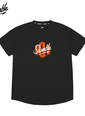 SLAMBLE路人王联名运动T恤短袖男速干投篮服球衣健身训练热身服夏