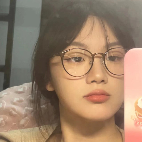 文艺韩版TR90超轻复古近视小脸