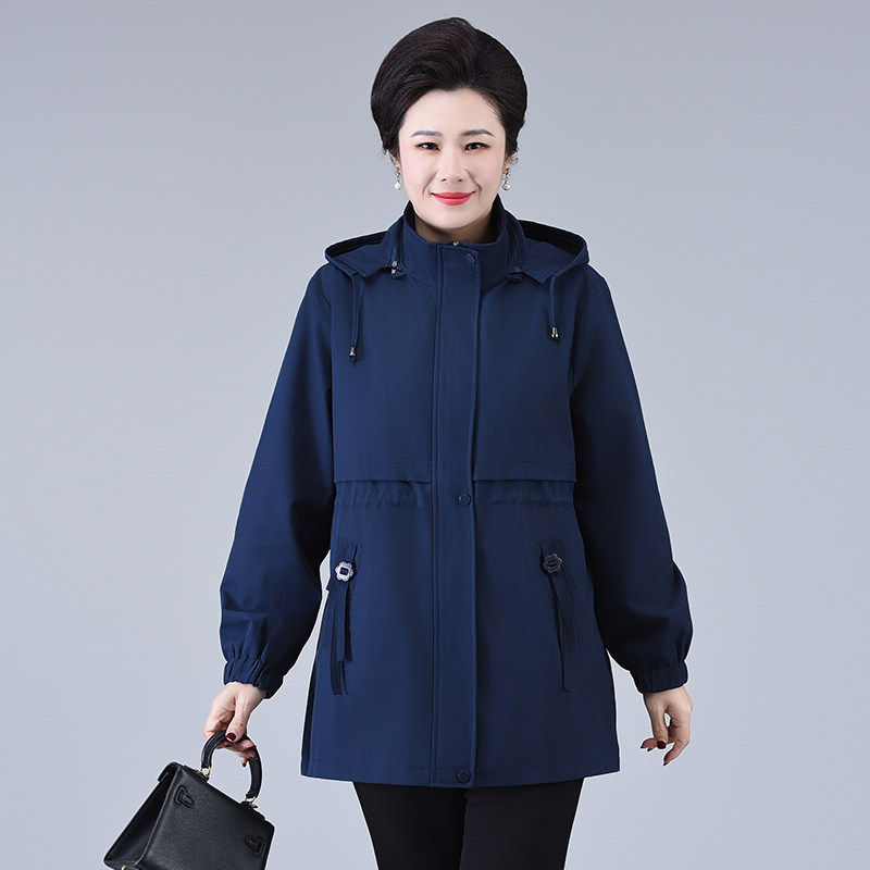 妈妈装春秋外套2026新款加肥中老年人大码女装老太太夹克奶奶春装