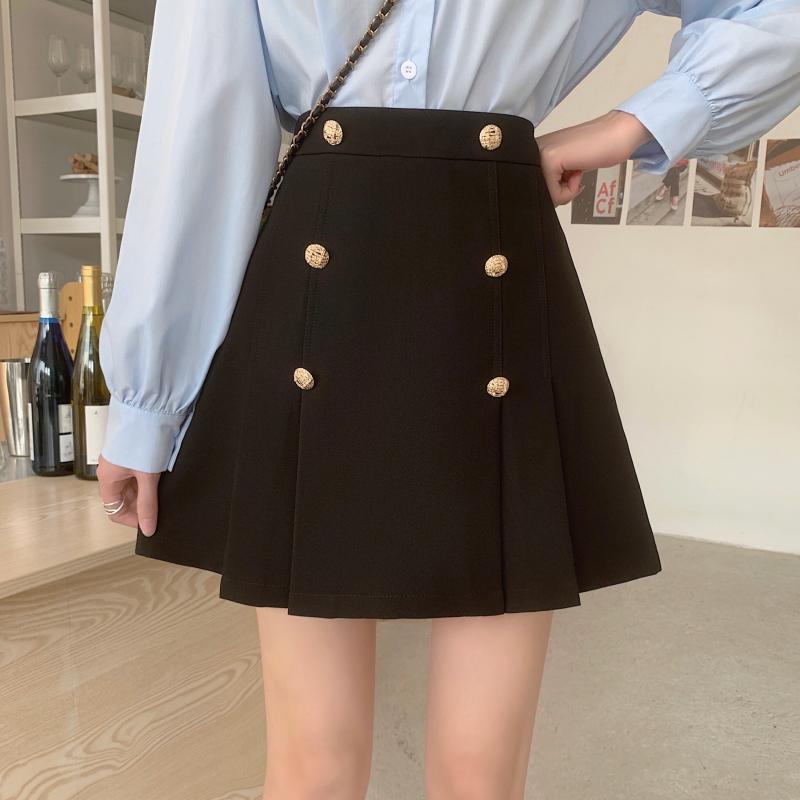 短裙百褶裙学院风遮跨ins半身裙