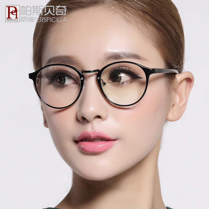 韩版复古超轻近视女款tr90眼镜框