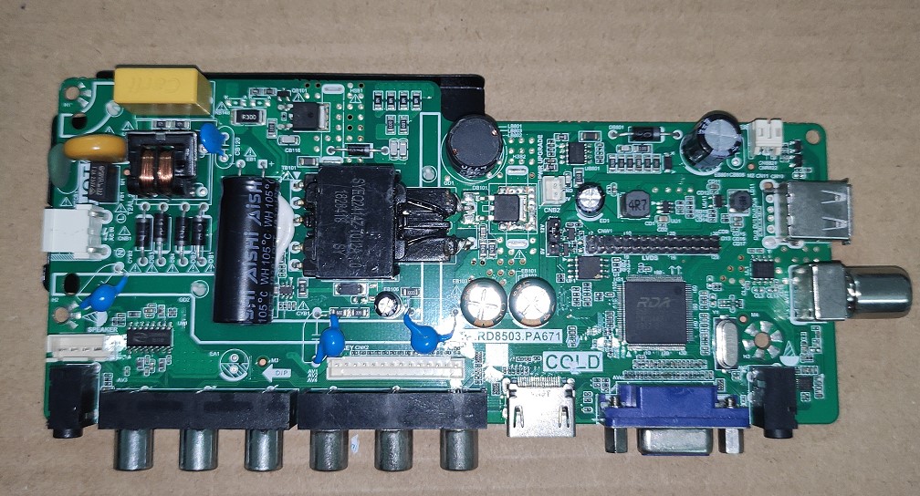 tp.rd8503.pa671 三合一通用高清万能小屏电视主板多功能接口