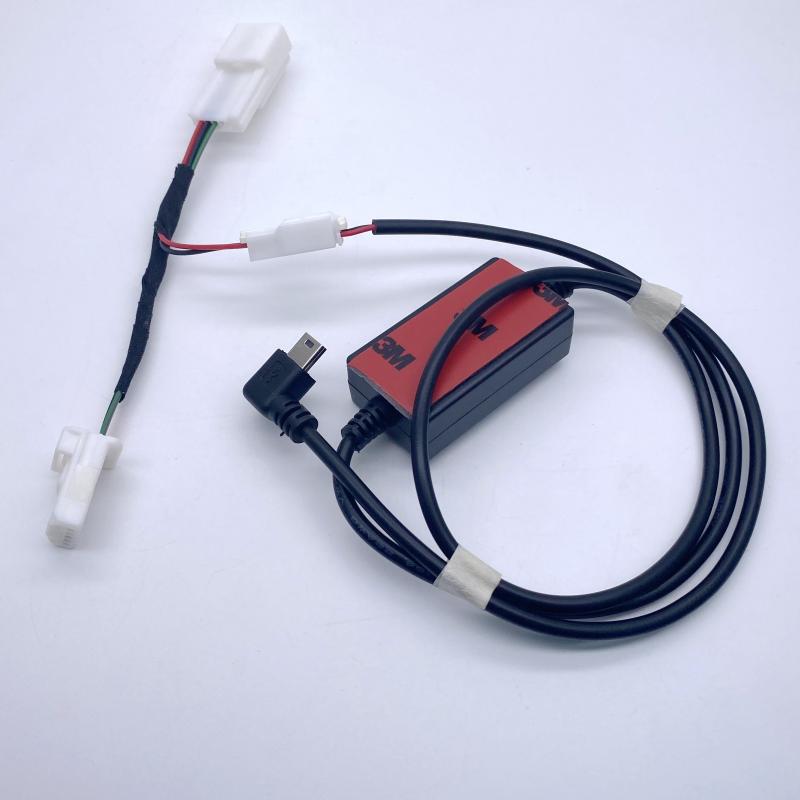 适配比亚迪2018款后宋PRO宋PLUS汉唐DM防眩镜取电记录仪降压线束