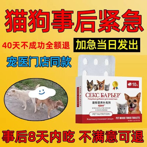 母狗事急后紧闭孕狗狗防交配孕母猫避发情期避流育浪狗猫配后片