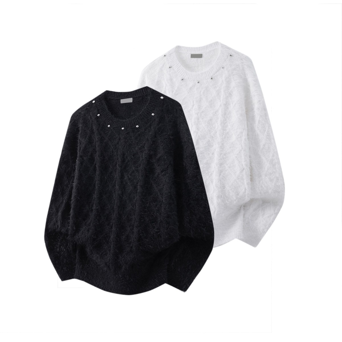 秋冬重磅小众金属设计感针织毛衣男女纯色宽松百搭慵懒风毛衫打底,男装,针织衫/毛衣,淘宝优惠券,粉丝福利购,淘宝优惠卷