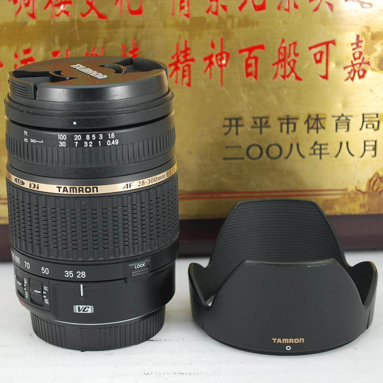 佳能EF口 腾龙 28-300 F3.5-6.3 VC A20 全幅单反镜头 一镜走天下
