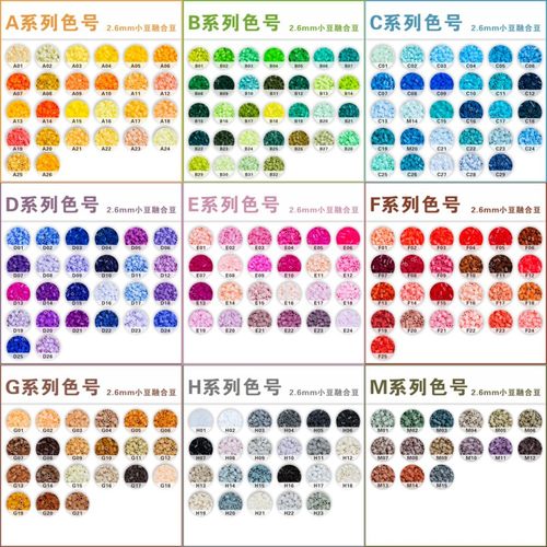 全连拼豆补充包2.6mm 超高品质融合豆COCO兼容MARD混用手工补充装