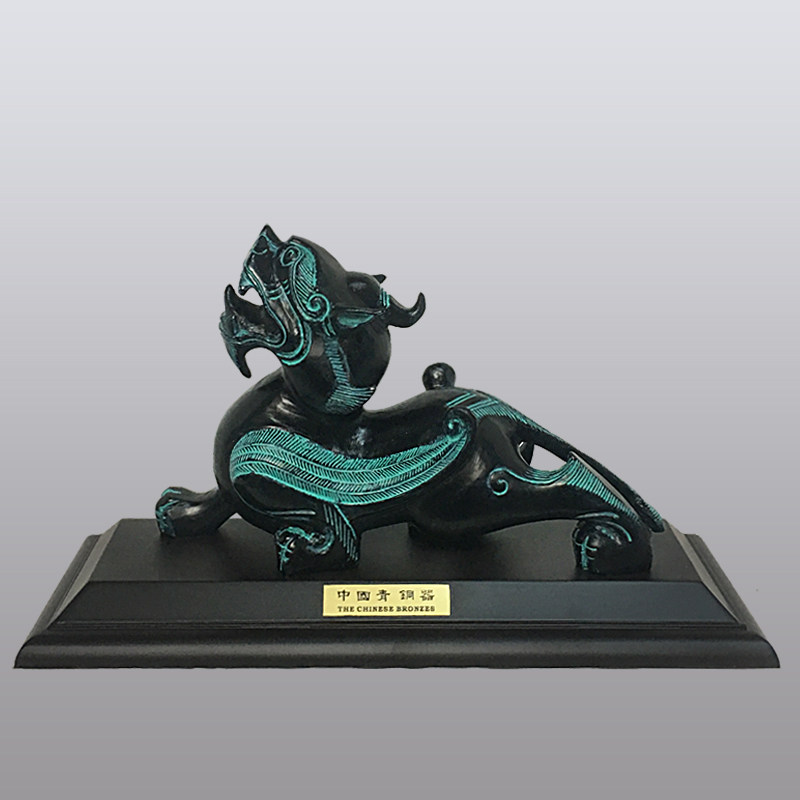 铜貔貅摆件纯铜招财皮丘全铜旺财青铜器办公室书房新中式装饰礼品