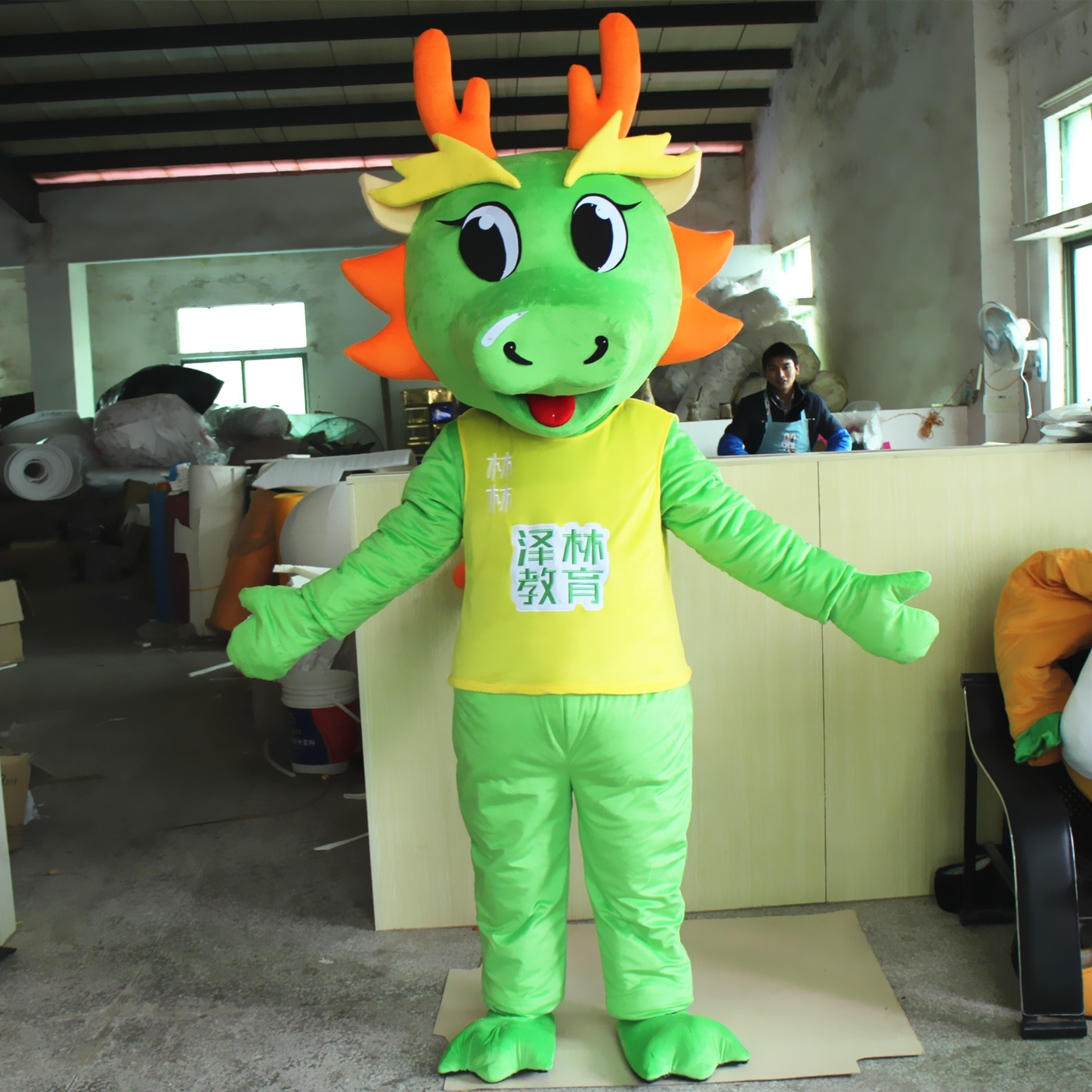 定制动漫舞台表演小龙人卡通人偶人穿戴巡演出玩偶道具布偶衣服装