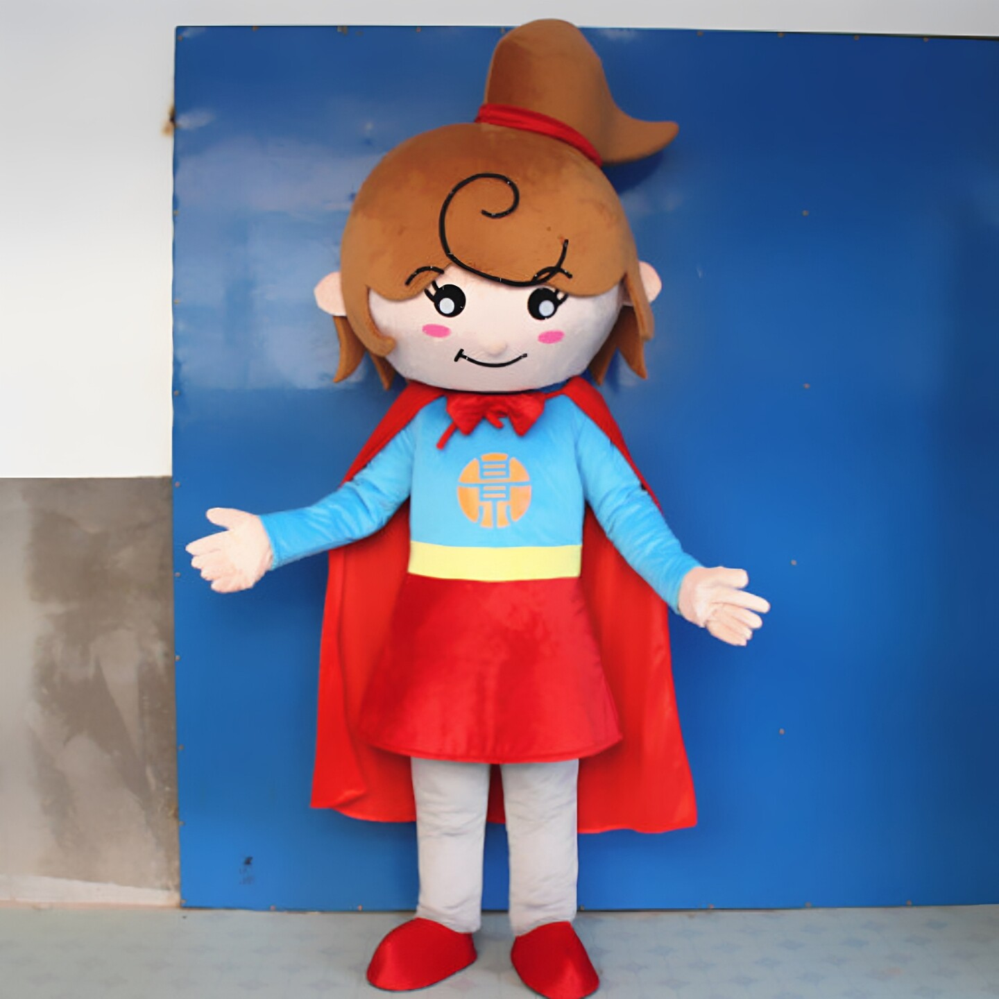 定制动漫动画女超人穿戴装扮表演卡通人偶装扮演出布偶道具衣服装