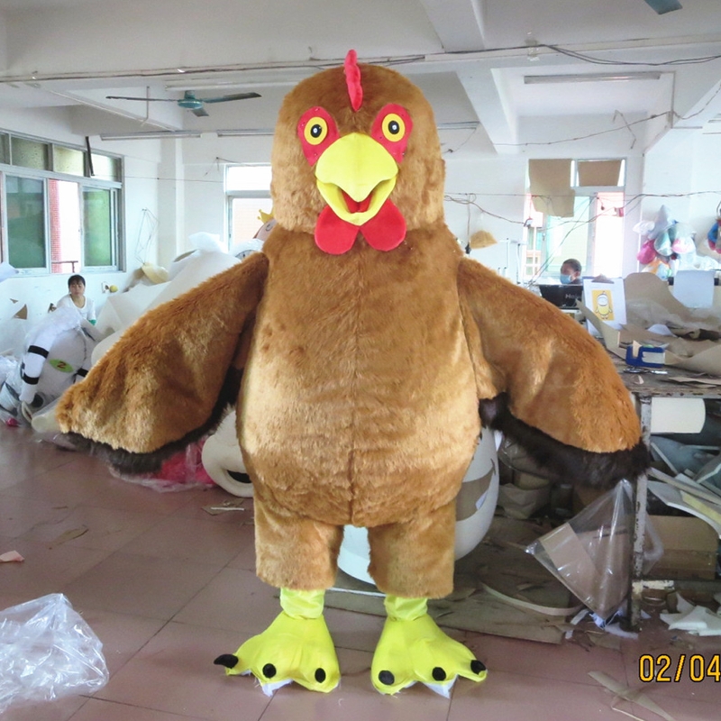 定制动漫大公鸡母鸡人穿戴装扮表演卡通人偶巡演出道具布偶衣服装
