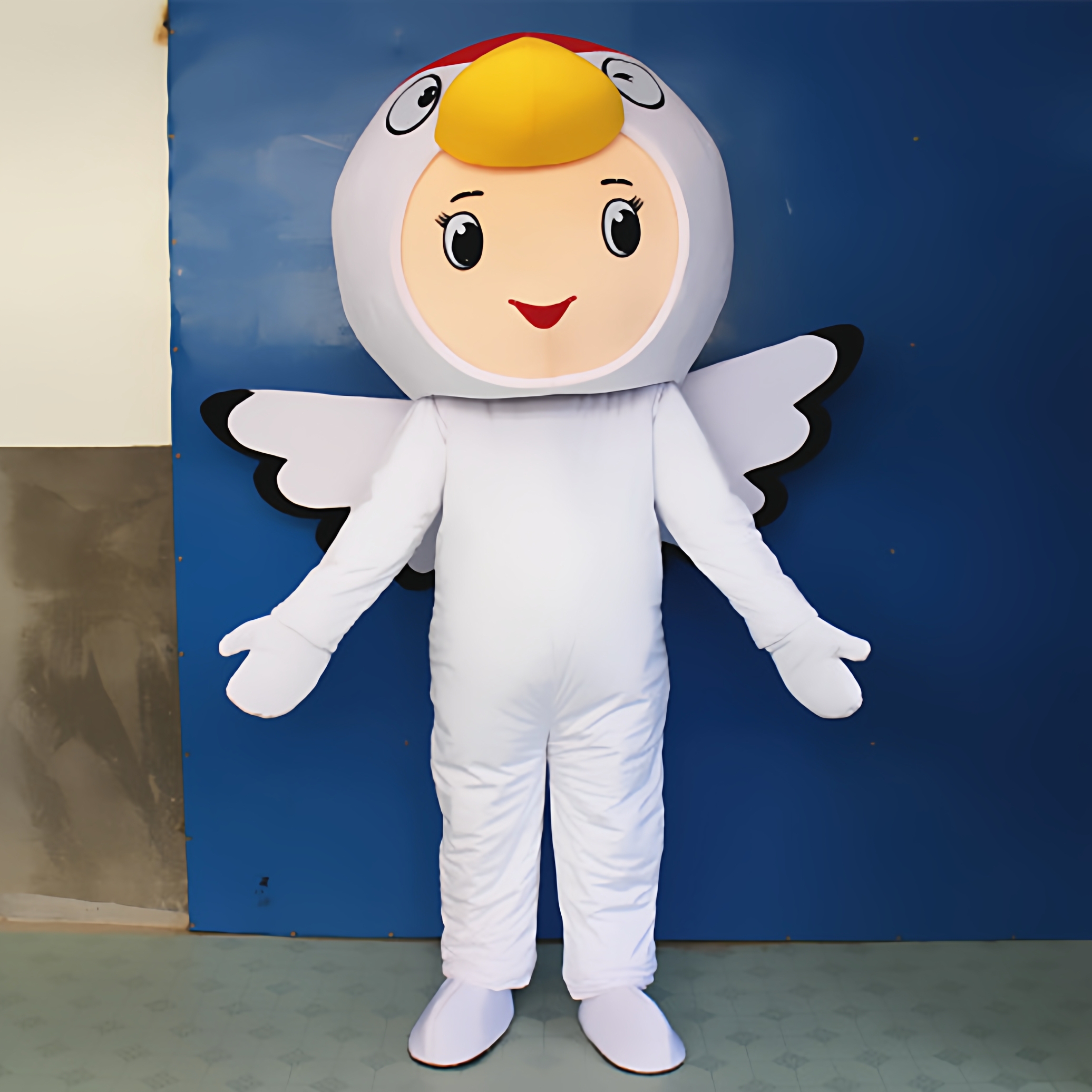 定制动漫活动白鸽卡通人偶小白鸟人穿戴巡演出装扮道具布偶衣服装