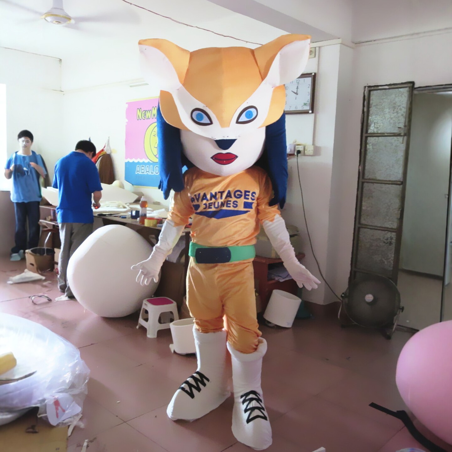 定制动漫动画活动展会狐狸妖女郎卡通人偶布偶巡演装扮道具衣服装