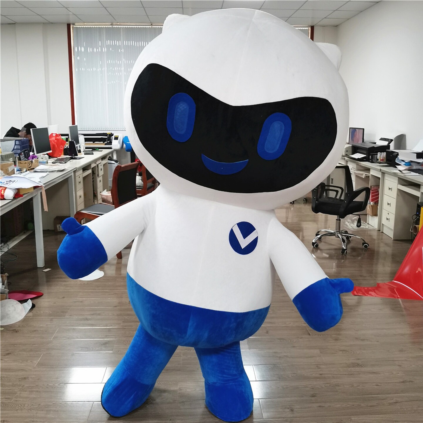 定制充气动漫科技机器人气模装扮表演卡通人偶行走道具布偶衣服装图片