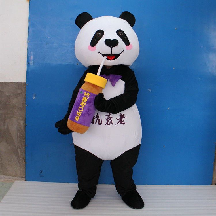 定制动漫保健品广告大熊猫表演卡通人偶衣服装布偶玩偶巡演装扮服