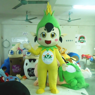 定制动漫助农稻苗稻穗麦穗小麦卡通人偶装扮巡演出布偶道具衣服装