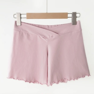 怀孕期孕妇打底裤怀孕期棉内裤不嘞肚子妈妈裤三分裤舒适安全裤