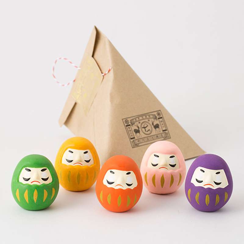 日本中川政七商店小达摩开运摆件陶土招福许愿可爱转运传统吉签