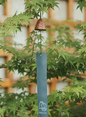 日本南部铁器铸铁风铃松果造型