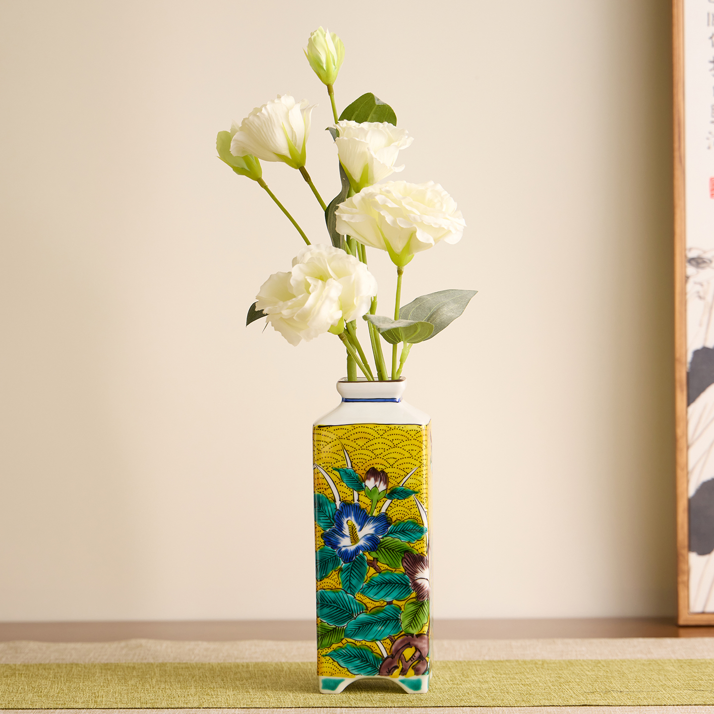 日式高端精致玄关客厅餐厅花瓶