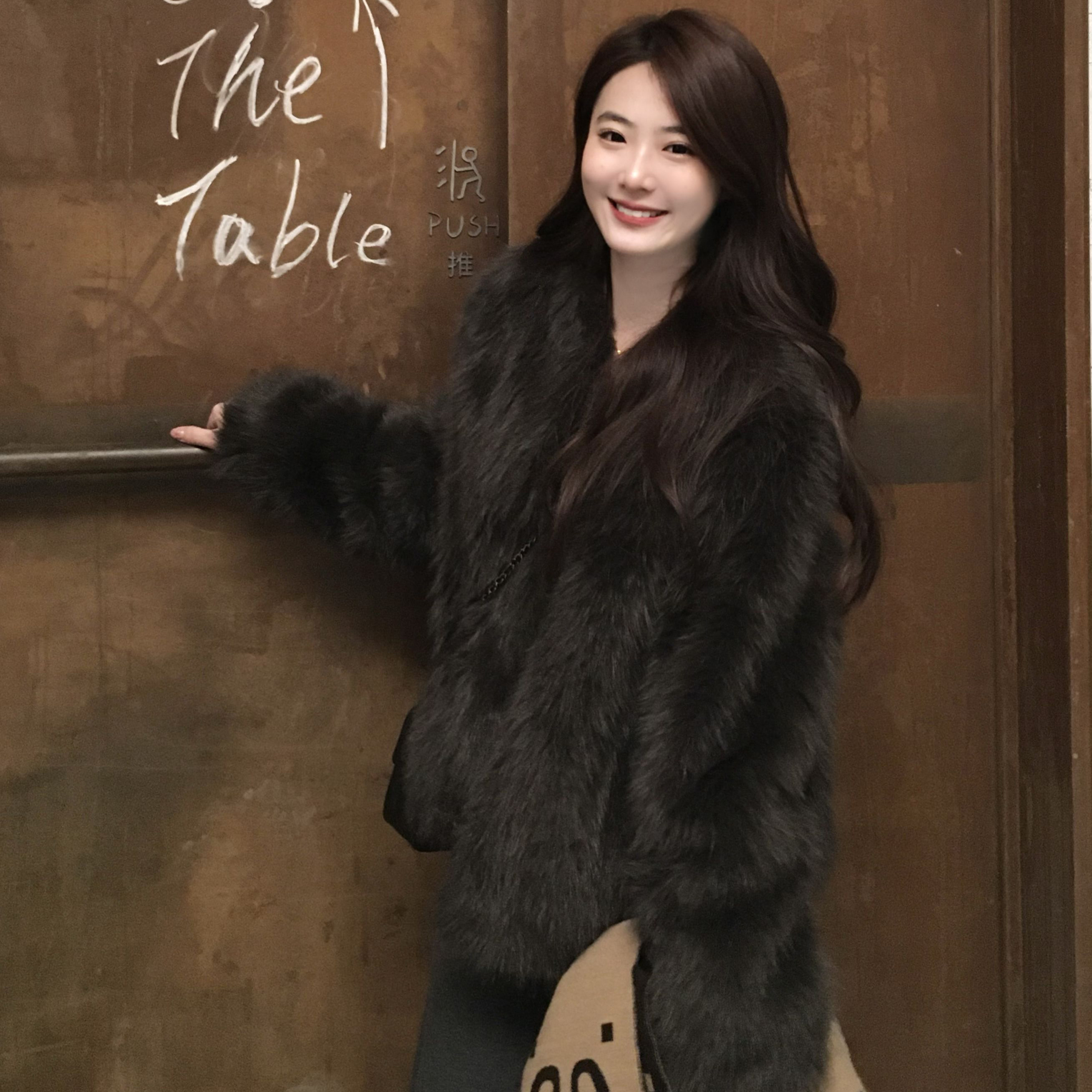 复古狐狸毛毛外套女2025秋冬新款环保皮草皮毛一体短款高级感大衣,女装/女士精品,皮草,淘宝优惠券,粉丝福利购,淘宝优惠卷