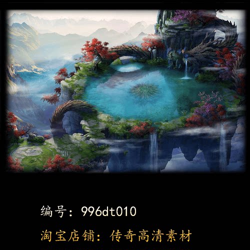 996引擎专用传奇地图全新高清真彩传奇素材复古套图dt010