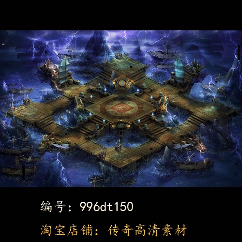 996引擎专用传奇地图全新高清真彩传奇素材复古套图dt150