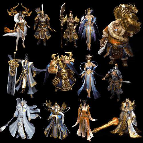 geegom996传奇引擎手游美术资源自定义npc人物素材png序列帧0047