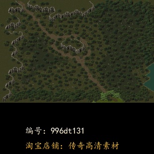 996引擎专用传奇地图全新高清真彩传奇素材复古套图dt131