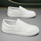 带男鞋 子男板鞋 2026新款 男款 免系鞋 休闲不系带鞋 一脚蹬小白鞋 春季